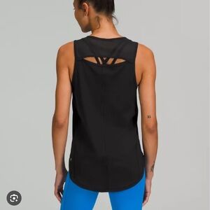Lululemon 🍋 Sculpt Black Vented Tank Top